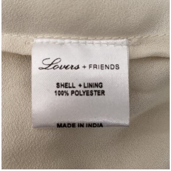 NWT Lovers+Friends Maxi Lace and Ruffle Dress - Picture 13 of 13